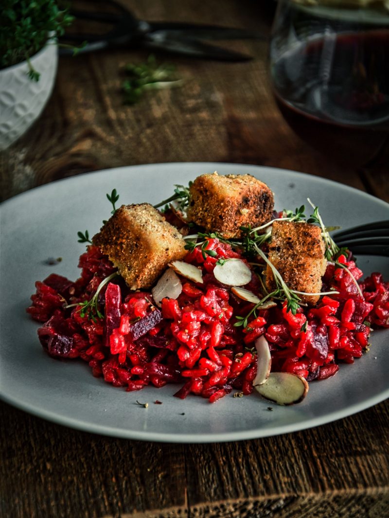 Rote Beete Risotto mit Feta - Wintersoulfood pur