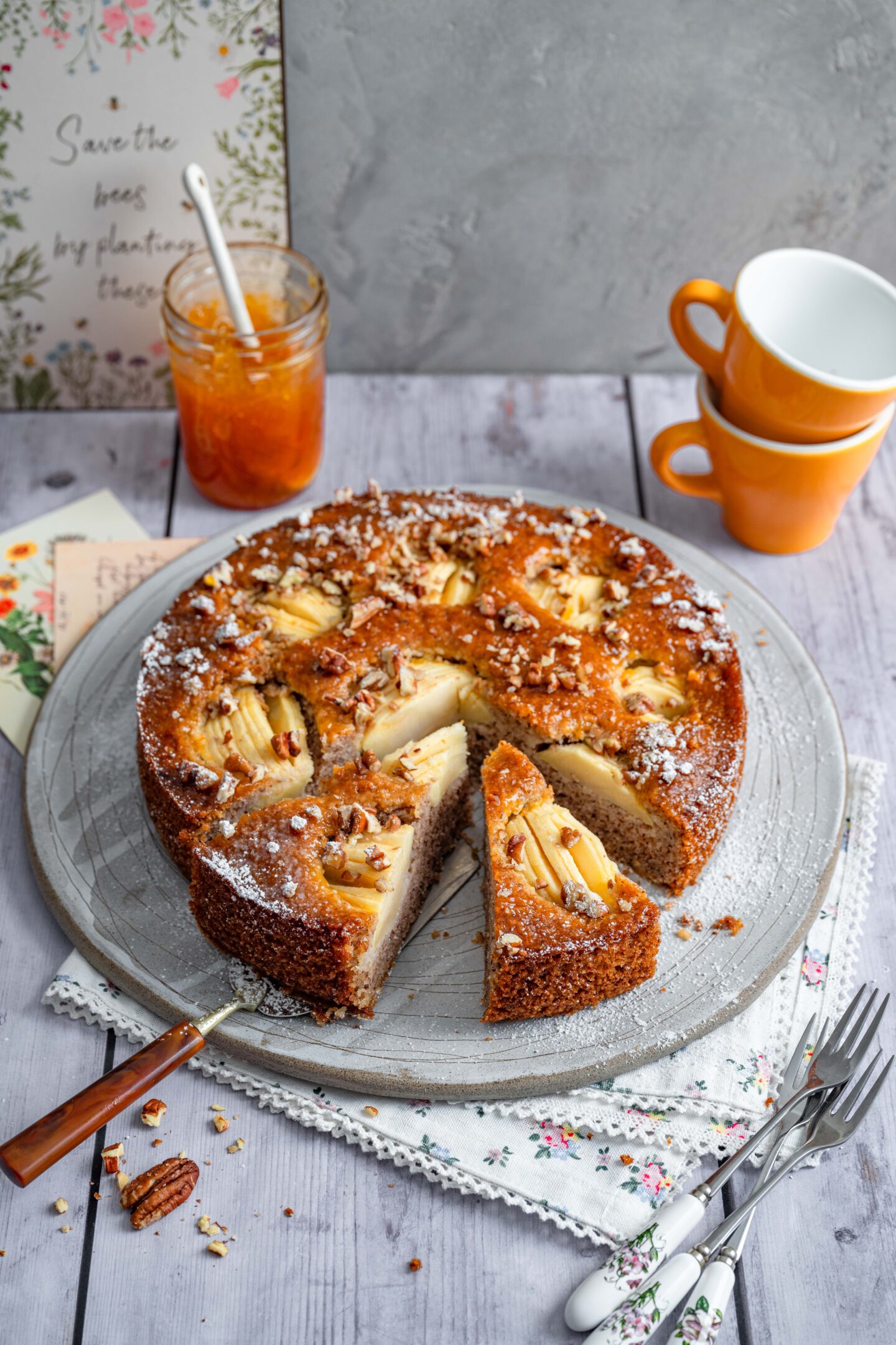 Schneller Apfel Birnen Kuchen