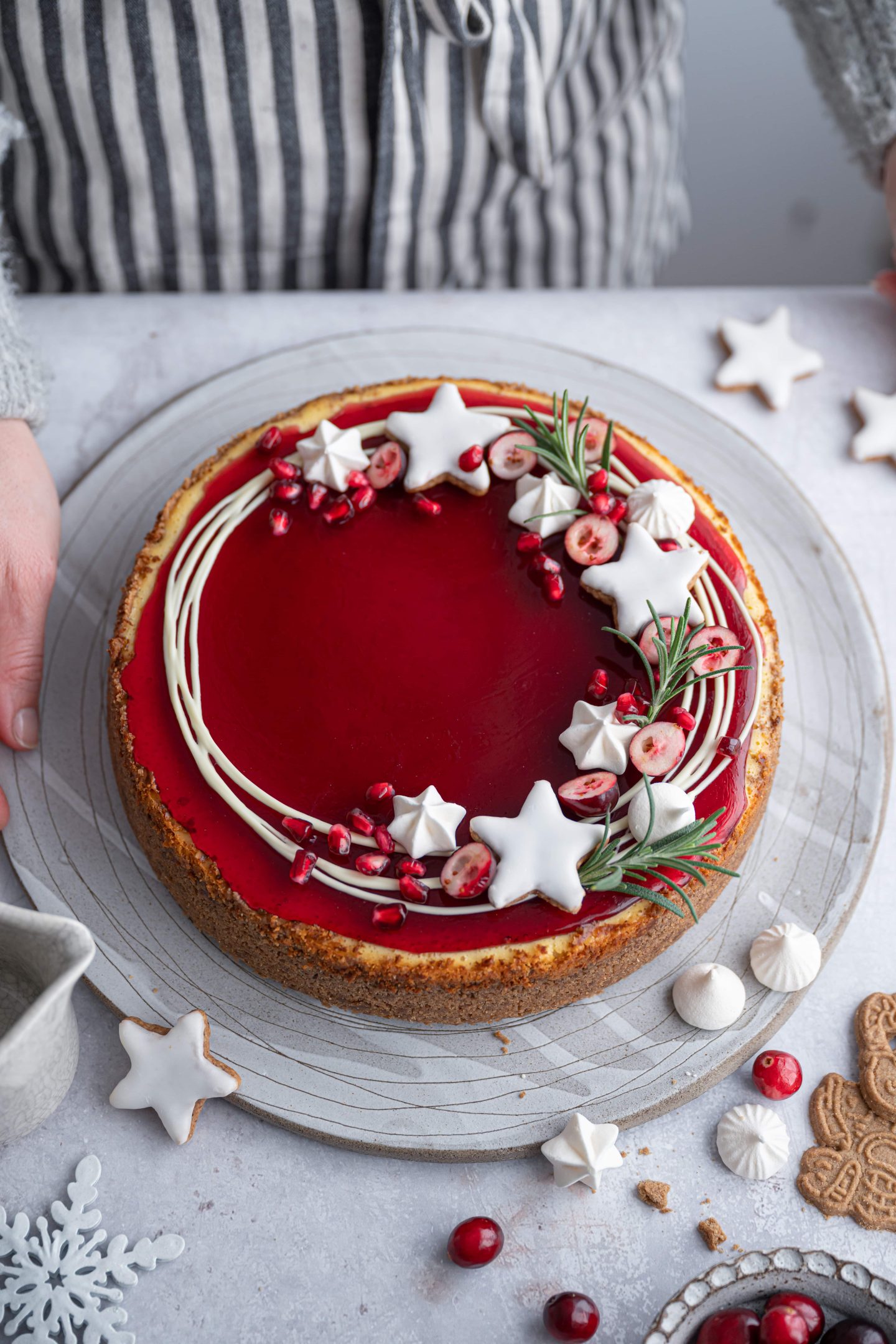 Glühwein Käsekuchen mit Spekulatiusboden 26 Glühwein Käsekuchen mit Spekulatiusboden